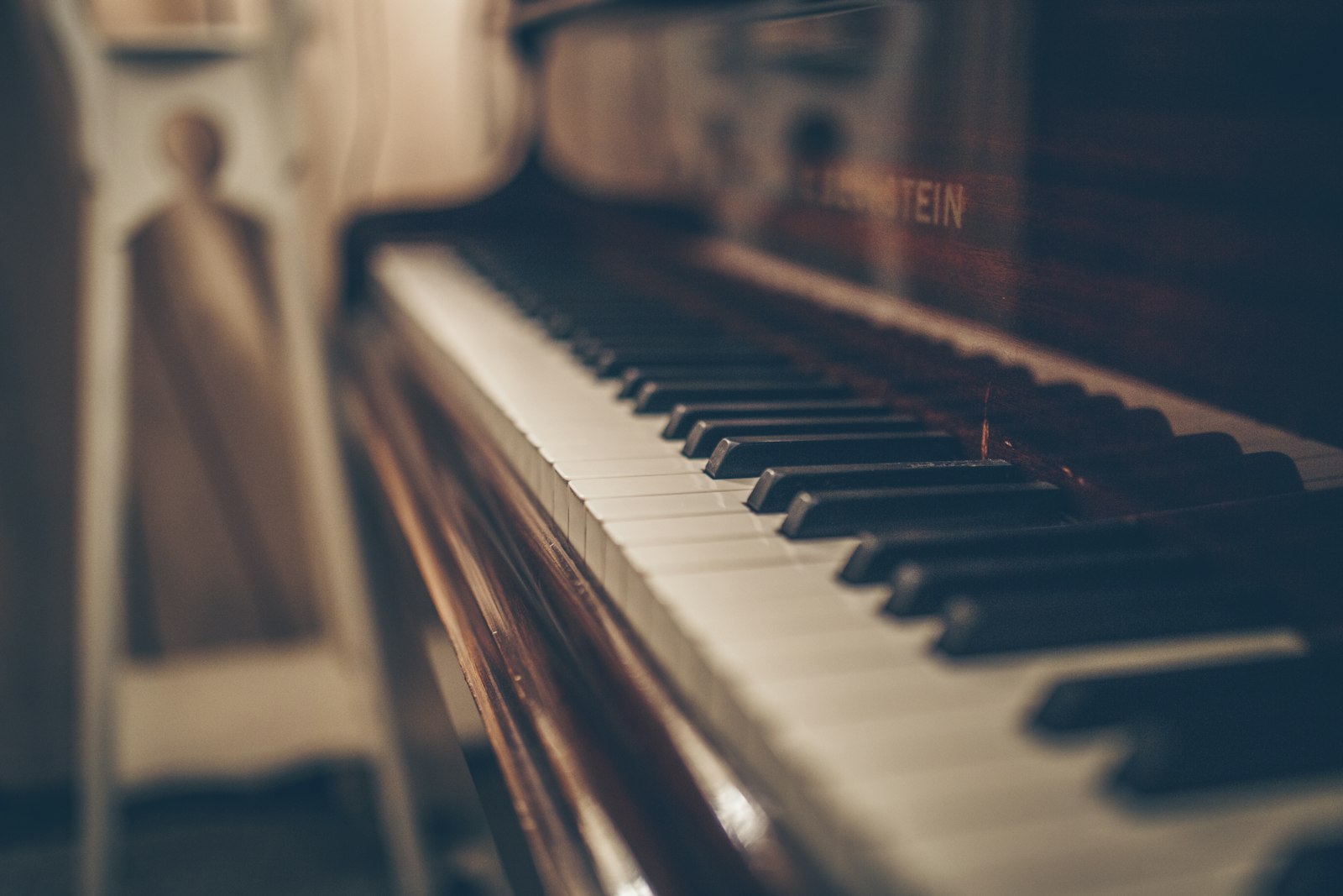 Piano keys detail